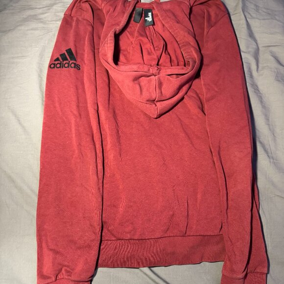 ADIDAS ORIGINALS VINTAGE HOODIE (RED) (EUR M) - Picture 4 of 4